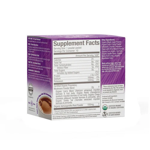 Om Mushrooms, Hot Chocolate Mushroom Powder, 2.82 Oz - Image 2