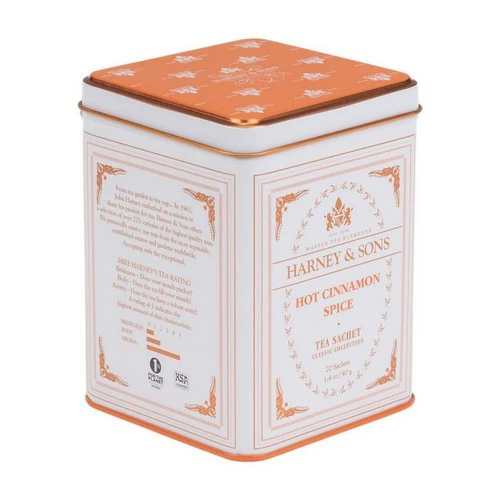Harney & Sons, Hot Cinnamon Spice Tea, 20 Bags (Case of 4)