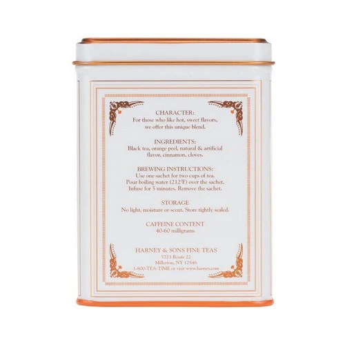 Harney & Sons, Hot Cinnamon Spice Tea, 20 Bags (Case of 4) - Image 3