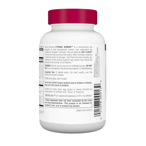 Source Naturals, Hot Flash, 45 Tabs - Image 3