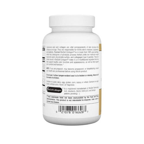 Source Naturals, Hyaluronic Acid, 50 mg, from BioCell Collagen II 120 tabs - Image 3