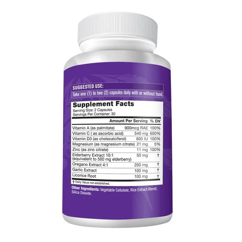 Hybrid Remedies, HybridEB + Complete Immune Support, 60 Caps - Image 2