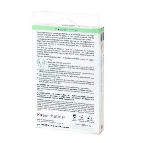 Earth Therapeutics, Hydrogel Under-eye Recovery Patch, 1 EACH (5 Pairs) - Image 2
