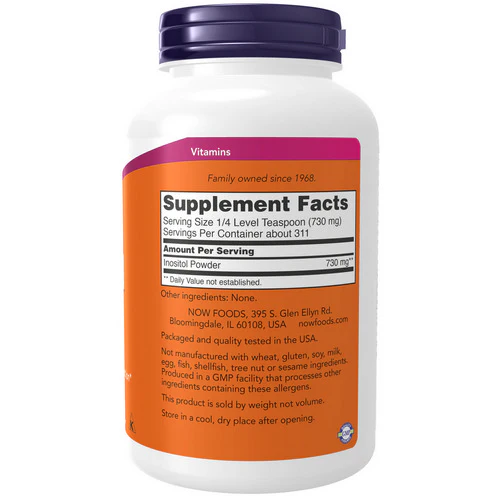 Now Foods, Inositol Powder, 8 Oz - Image 2