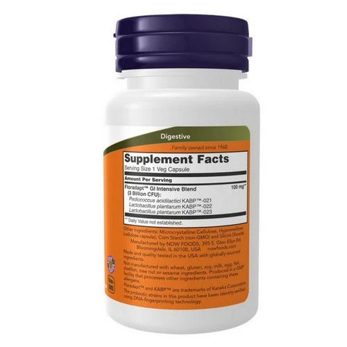 Now Foods, Intestinal Bacteria Support, 60 VegCaps - Image 3