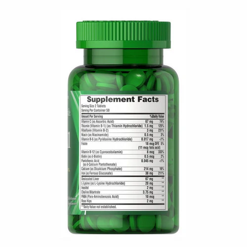 Puritan's Pride, Iron All Iron, 100 Tablets - Image 3