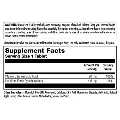 Kal, Iron + C Apple, 90 Count - Image 2