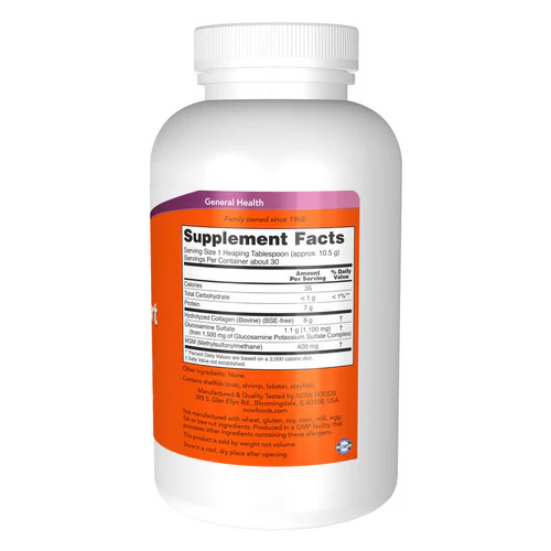 Now Foods, Joint Support Powder, 11 Oz - Image 2