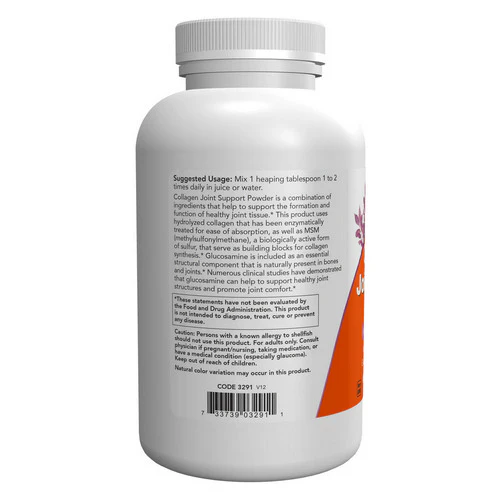 Now Foods, Joint Support Powder, 11 Oz - Image 3