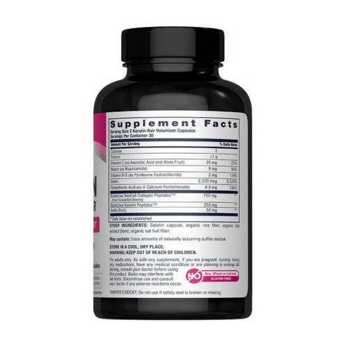 Neocell Laboratories, Keratin Hair Volumizer, 60 Caps - Image 2