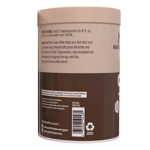 Rapid Fire, Ketogenic Coffee Metabolism, 7.93 Oz - Image 3