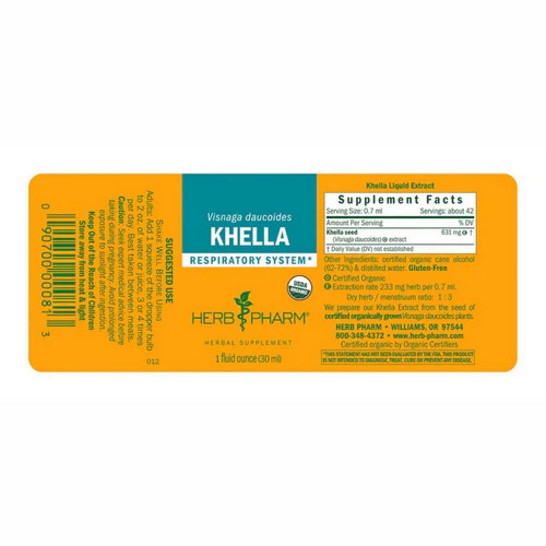 Herb Pharm, Khella, 1 oz - Image 2
