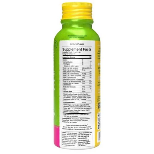 Brainjuice, Kids Dragon Berry Liquid Dietary Supplement, 2.5 Oz (Case Of 12) - Image 3