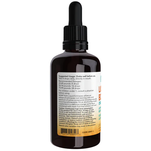 Now Foods, Kids Liquid Echinacea, 2 Oz - Image 2