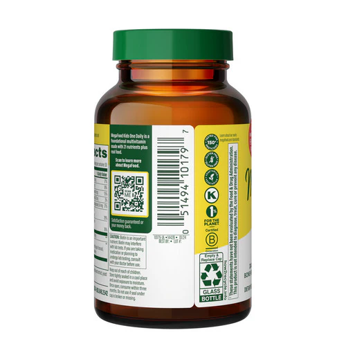 MegaFood, Kids One Daily Multivitamin, 30 Tabs - Image 2