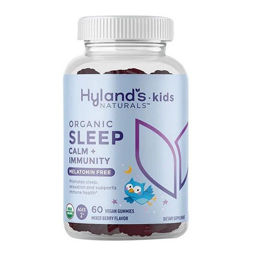 Hylands, Kids Organic Sleep Calm Plus Immunity Melatonin Free, 60 Gummies