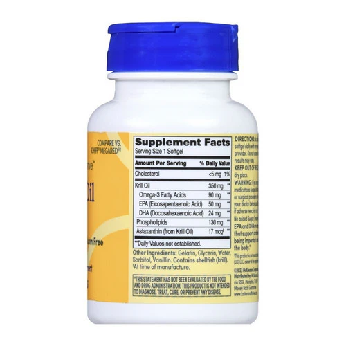 Foster And Thrive, Krill Oil, 350 Mg, 60 Softgels - Image 3