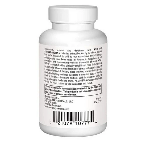 Planetary Herbals, Ksm-66 Ashwagandha Root Extract, 300 mg, 60 Veg Caps - Image 2