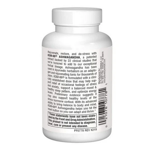 Planetary Herbals, Ksm-66 Ashwagandha Root Extract, 300 mg, 120 Veg Caps - Image 2