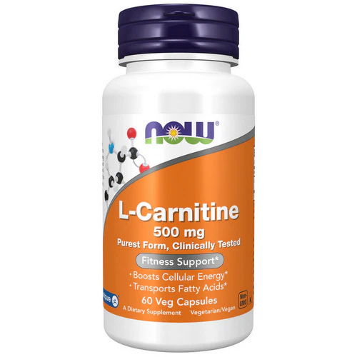 Now Foods, L-Carnitine, 500 mg, 60 Caps