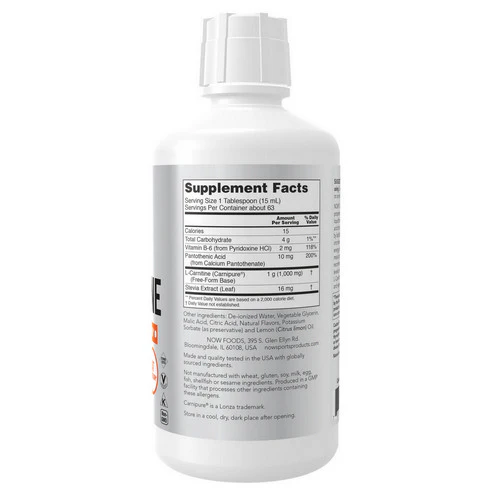 Now Foods, L-Carnitine, Liquid 32 Oz - Image 2