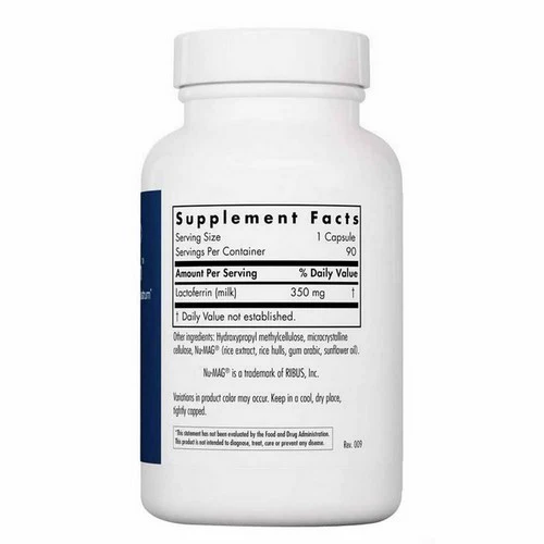 Nutricology/ Allergy Research Group, Laktoferrin Immune Peptide From Colostrum, 90 Veg Caps - Image 3