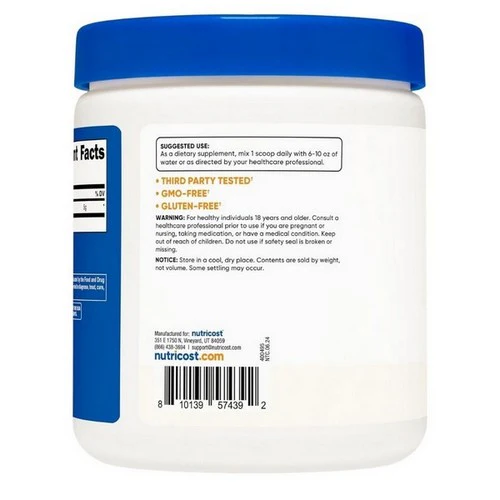 Nutricost, L-Arginine Powder, 250 Grams - Image 2