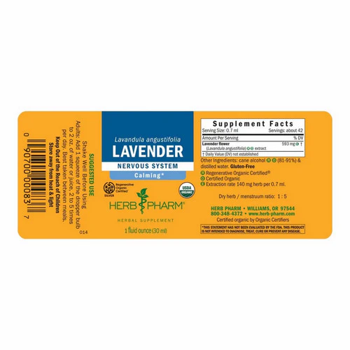 Herb Pharm, Lavender Extract, 1 Oz - Image 2
