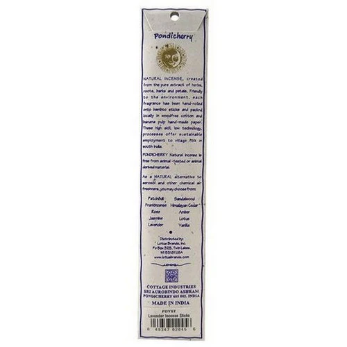 Pondicherry Natural Incense, Lavender Incense Sticks, 15 Count - Image 2
