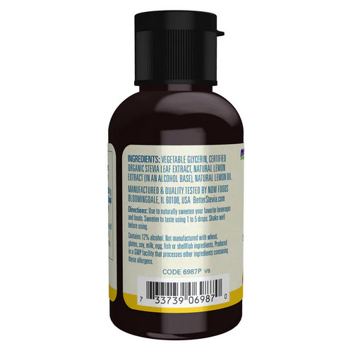 Now Foods, Lemon Twist Liquid Stevia, 2 Oz - Image 3