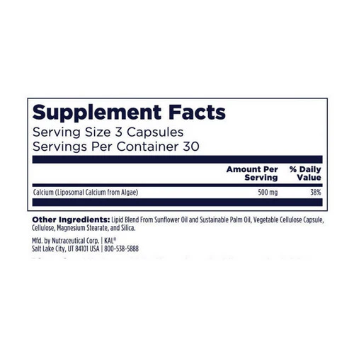 Kal, Liposomal Calcium, 90 Count - Image 2
