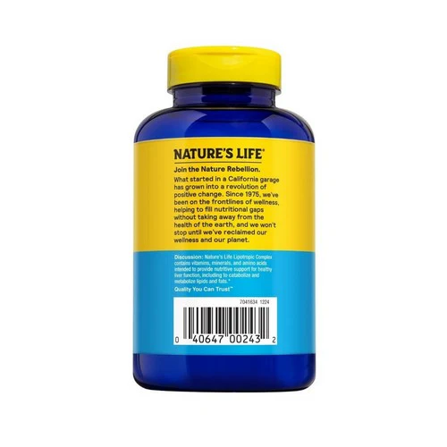 Nature's Life, Lipotropic Complex, 180 tabs - Image 3
