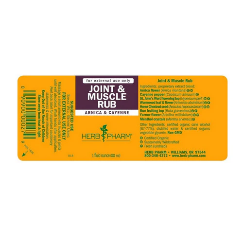 Herb Pharm, Joint & Muscle Rub, 1 Oz - Image 2