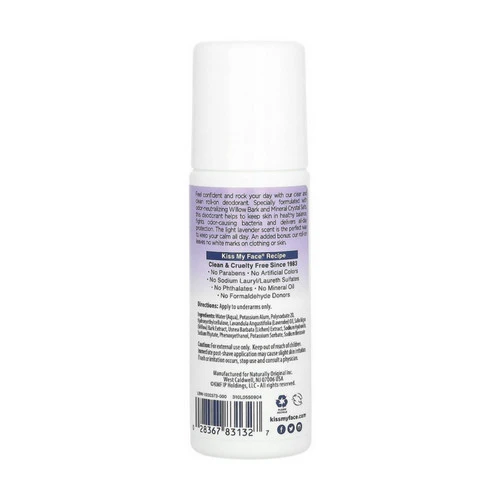 Kiss My Face, Liquid Rock Roll-On Deodorant, Lavender, 3 Oz - Image 2
