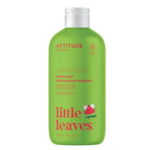 Attitude, Little Leaves Bubble Bath Watermelon & Coco, 16 Oz