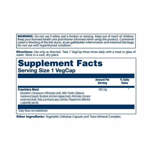 Solaray, Liver Blend SP-13, 100 Caps - Image 2