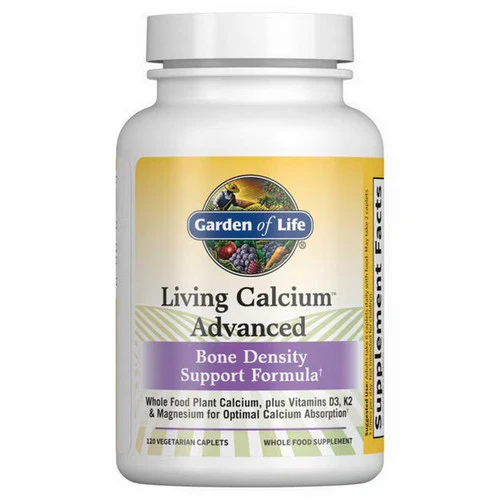 Garden of Life, Living Calcium Advanced, 120 Caplets - Image 3
