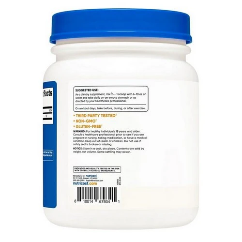 Nutricost, L-Leucine Powder, 500 Grams - Image 2