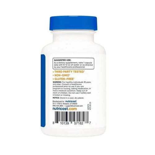 Nutricost, L-Methylfolate Capsules, 15 Mg, 120 Count - Image 3