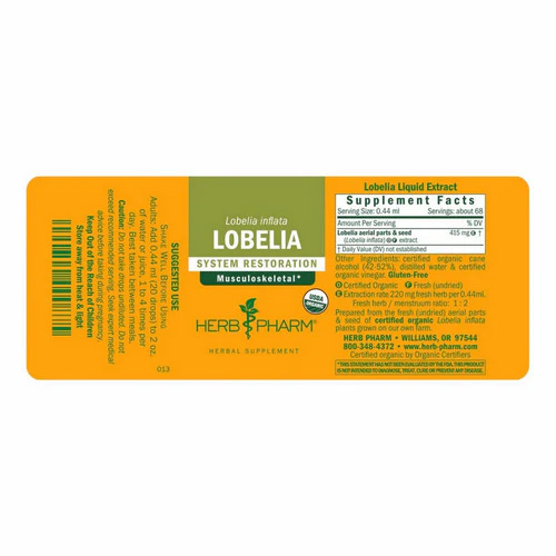 Herb Pharm, Lobelia Extract, 4 Oz - Image 2