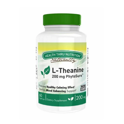 Health Thru Nutrition, L-Theanine, 200 mg, 60 Veg Caps