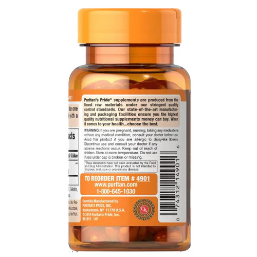 Puritan's Pride, Lutein with Zeaxanthin, 20 mg, 60 Softgels - Image 3
