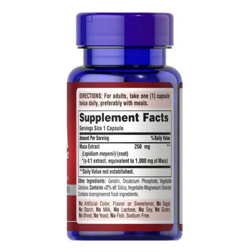 Puritan's Pride, Maca Exotic Herb for Men, 1000 mg, 60 Rapid Release Capsules - Image 2