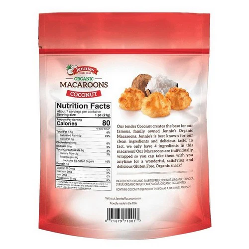 Jennies, Macaroon Bite Cran Goji, 5.25 Oz(Case Of 6) - Image 2