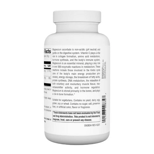Source Naturals, Magnesium Ascorbate, 8 oz - Image 3