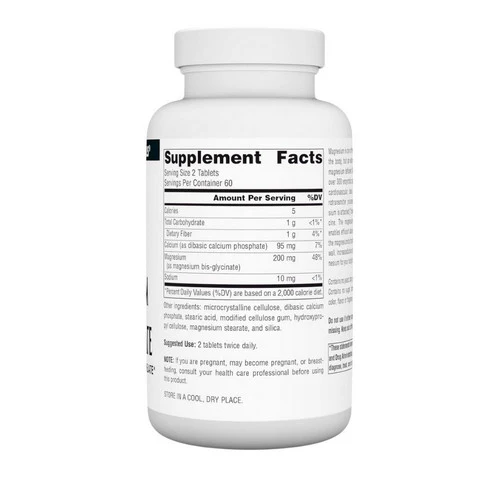 Source Naturals, Magnesium Bis-Glycinate, 120 tabs - Image 2