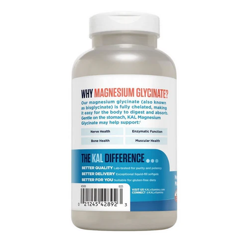 Kal, Magnesium Glycinate ActivGels, 180 Count - Image 3