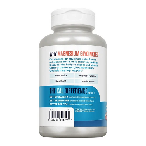 Kal, Magnesium Glycinate ActivGels, 90 Count - Image 3