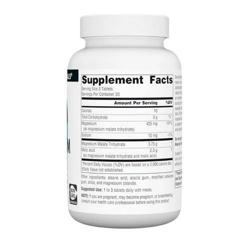 Source Naturals, Magnesium Malate, 90 Tabs - Image 2