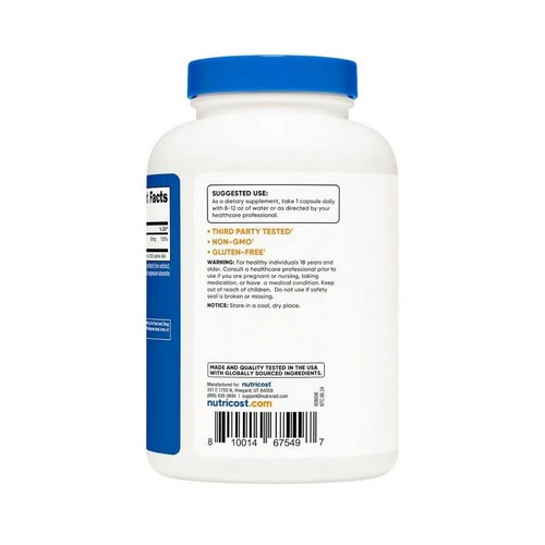 Nutricost, Magnesium Oxide Capsules, 750 Mg, 240 Count - Image 3